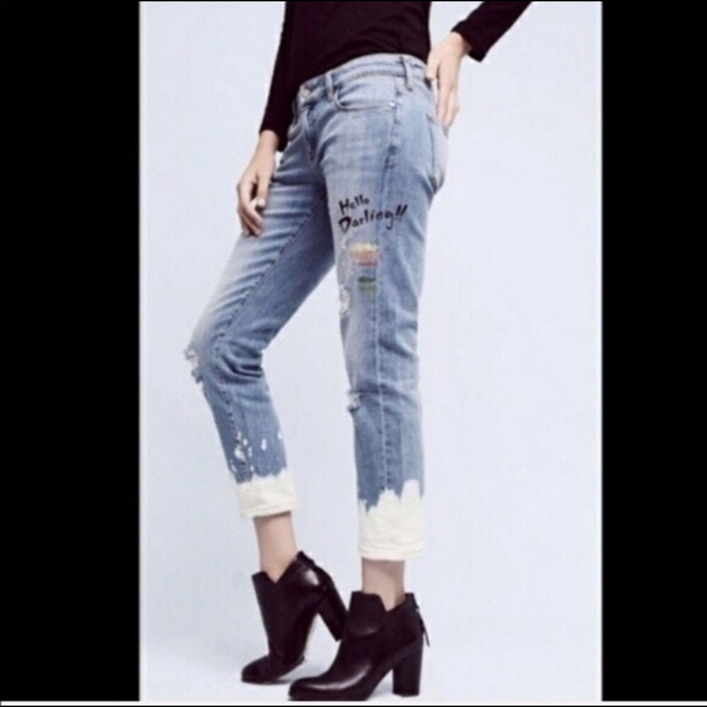 Anthropologie Pilcro Hello Darling Hyphen Jeans